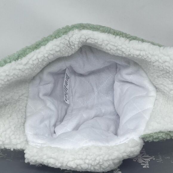 Swiss Tech Pastel Green Purple Fleece Trapper Hat NWT - Picture 5 of 9